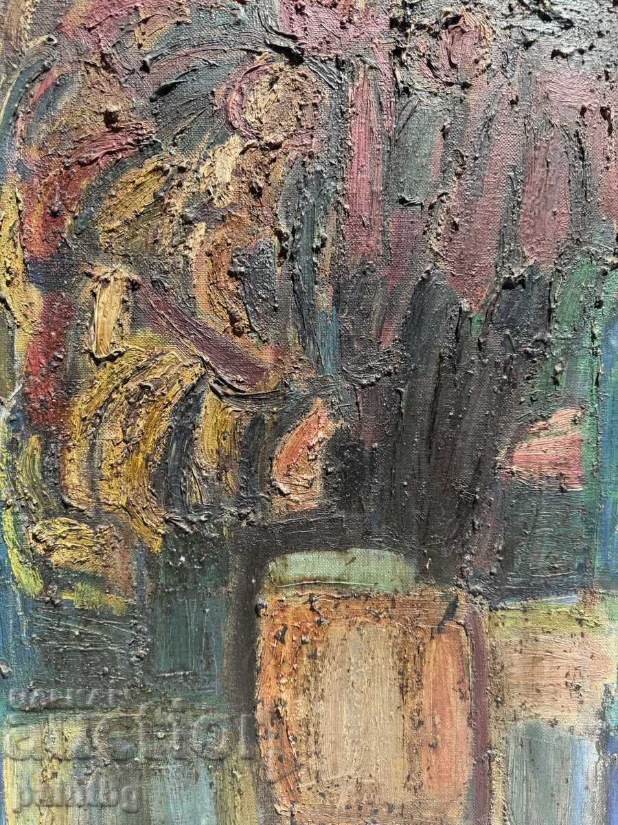 Very old oil painting, signed with price € 10.00 | 19.56 BGN