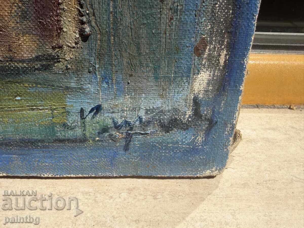 Auction  Very old oil painting, signed