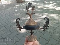 Κορυφή από Μάρμαρο/Μπρούντζο για Επιτραπέζιο Ρολόι Τζακιού Γαλλία/19ος αιώνας