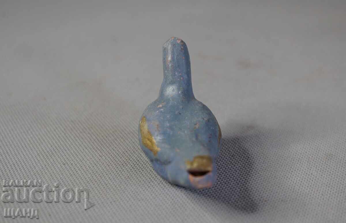 Delivery of Old ceramic bird figurine ocarina whistle