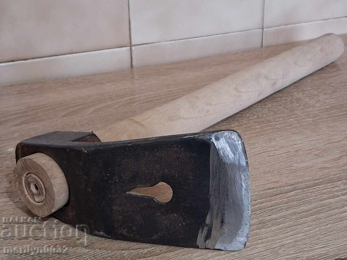 Delivery of Carpenter's adze with master's stamp ax knife early 20th century