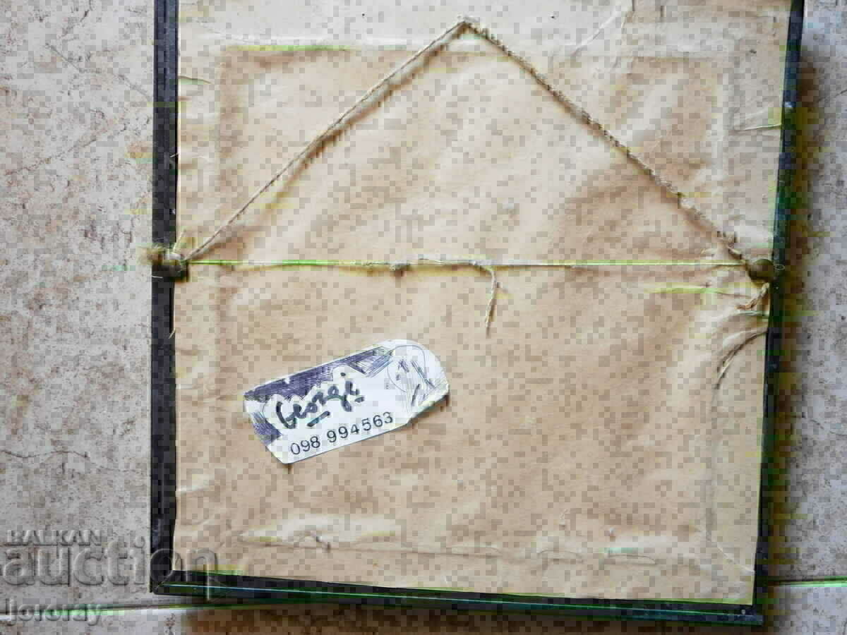 Auction  Picture G. Yanev m.b. phaser 20x20 cm
