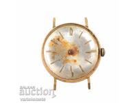 Men's PFLJOT CCCP watch with 20 micron gold plating - not working