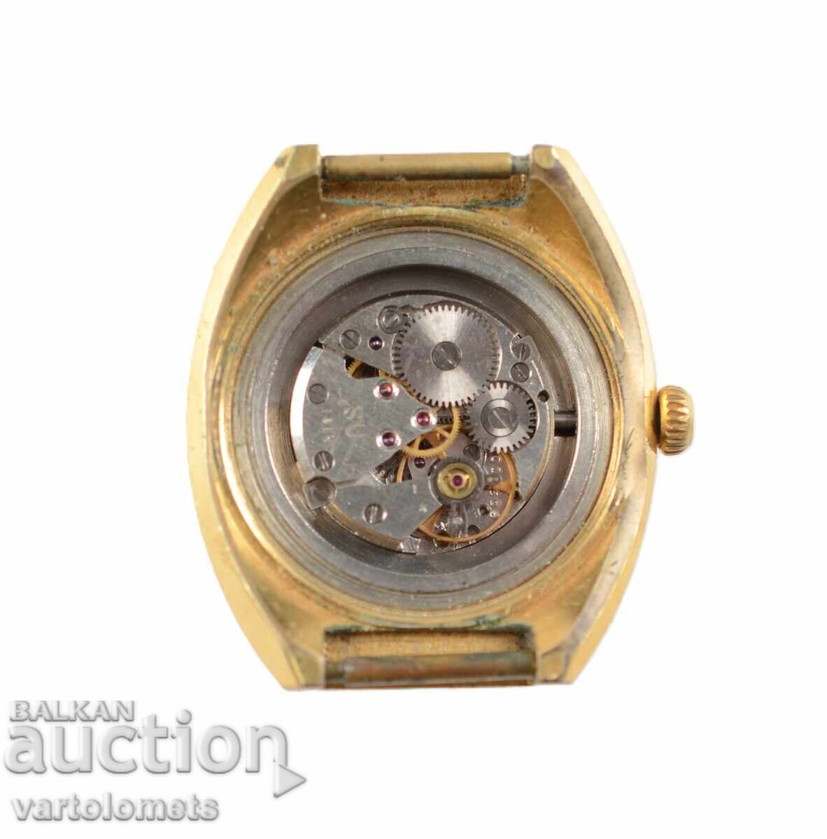 Ceas bărbătesc LUCH URSS placat cu aur 10 Mk - funcțional cu preț € 20.00 | 39.12 BGN