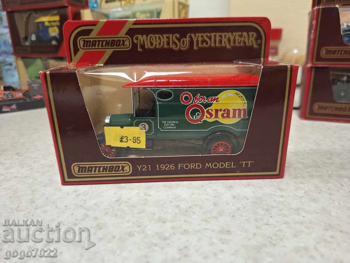 MATCHBOX MODELS YESTERYEAR ENGLAND