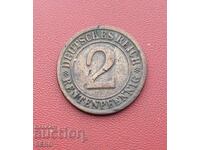 Γερμανία-2 pfennig 1924 F-Stuttgart
