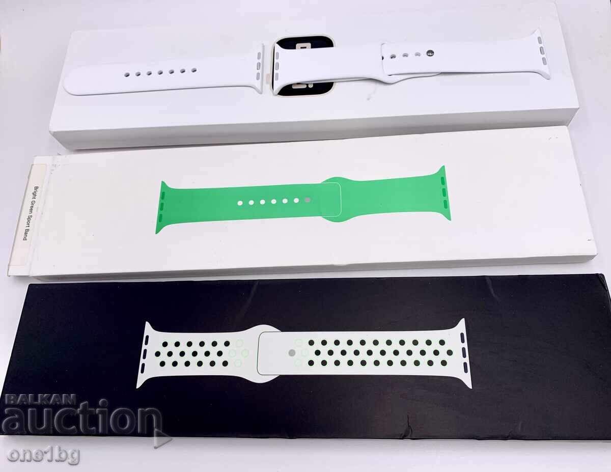 Оригинал Apple watch 44mm каишки 3бр и подарък протектор с цена € 45.00 | 88.01 лв.
