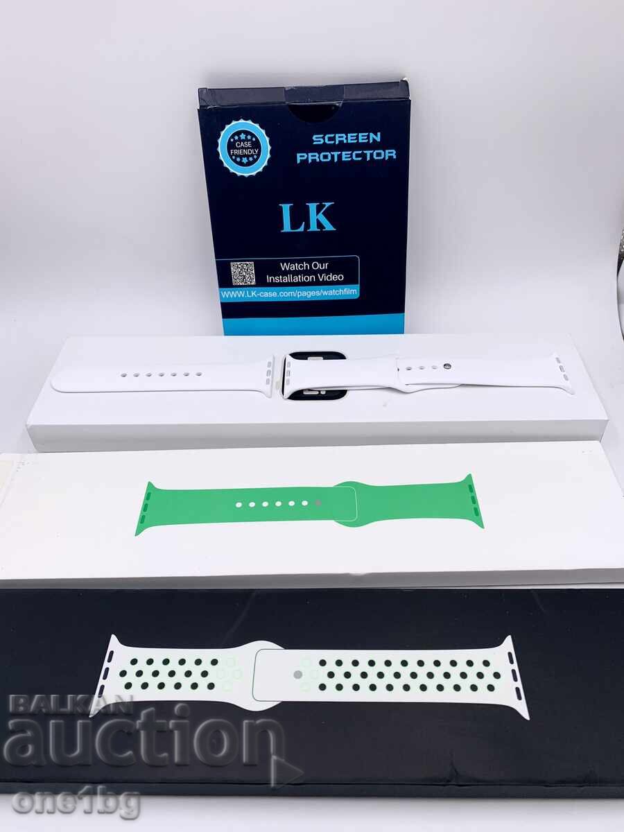 Оригинал Apple watch 44mm каишки 3бр и подарък протектор