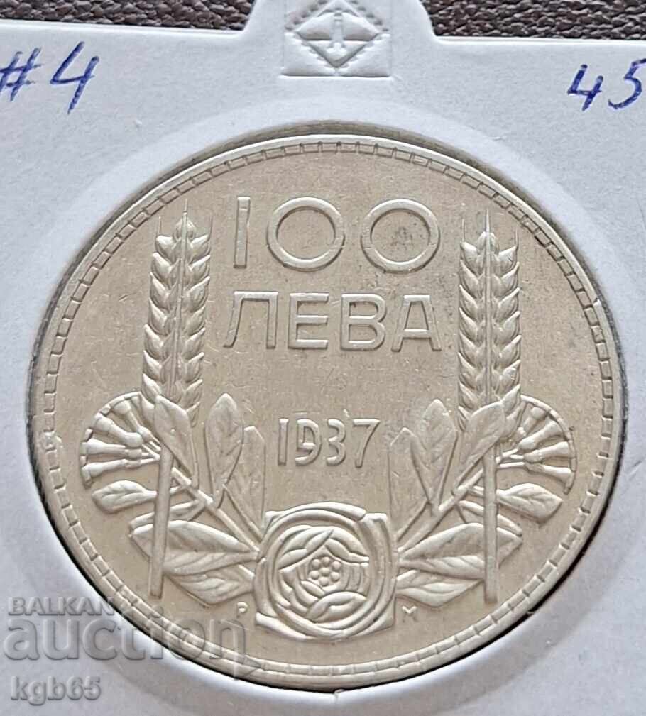 100 leva 1937 Boris al III-lea . #-4