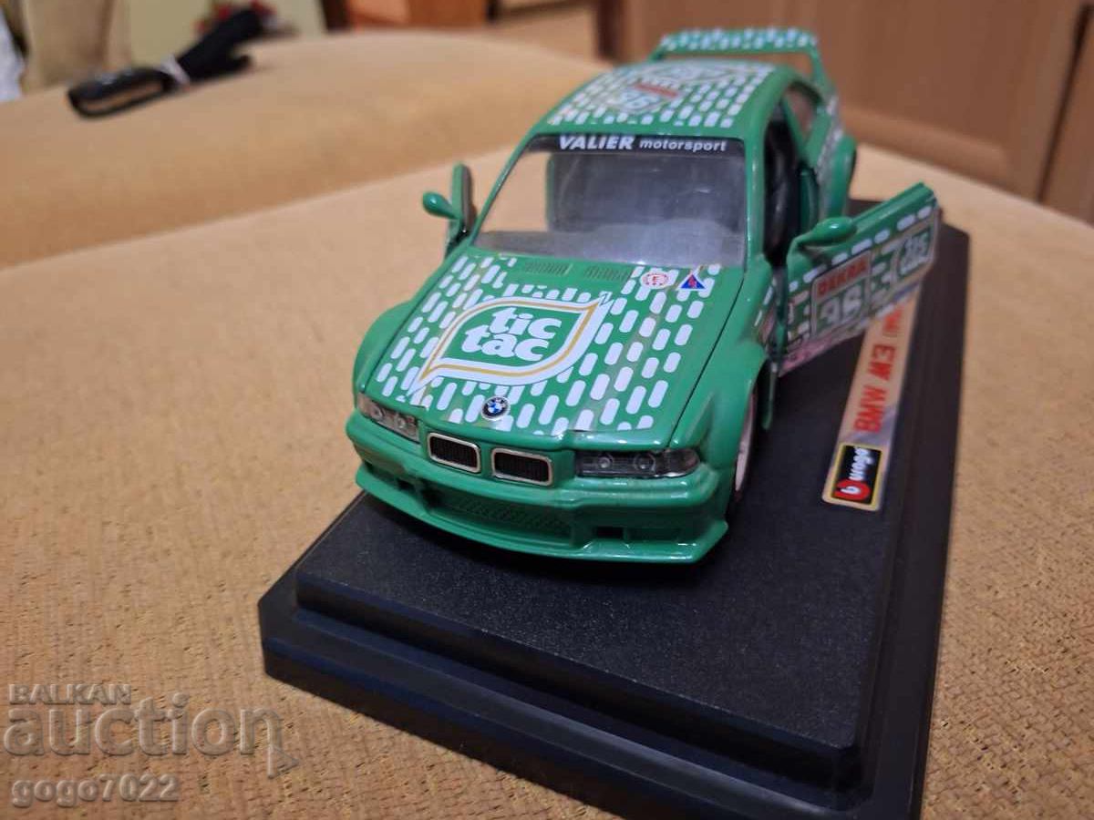 BMW M 3  1993г Bburago Italy   1/24 - 5
