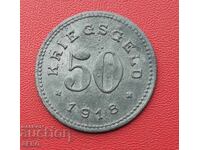 Германия-Баден-Вюртенберг-Балинген-50 пфенига 1918-мн.рядка