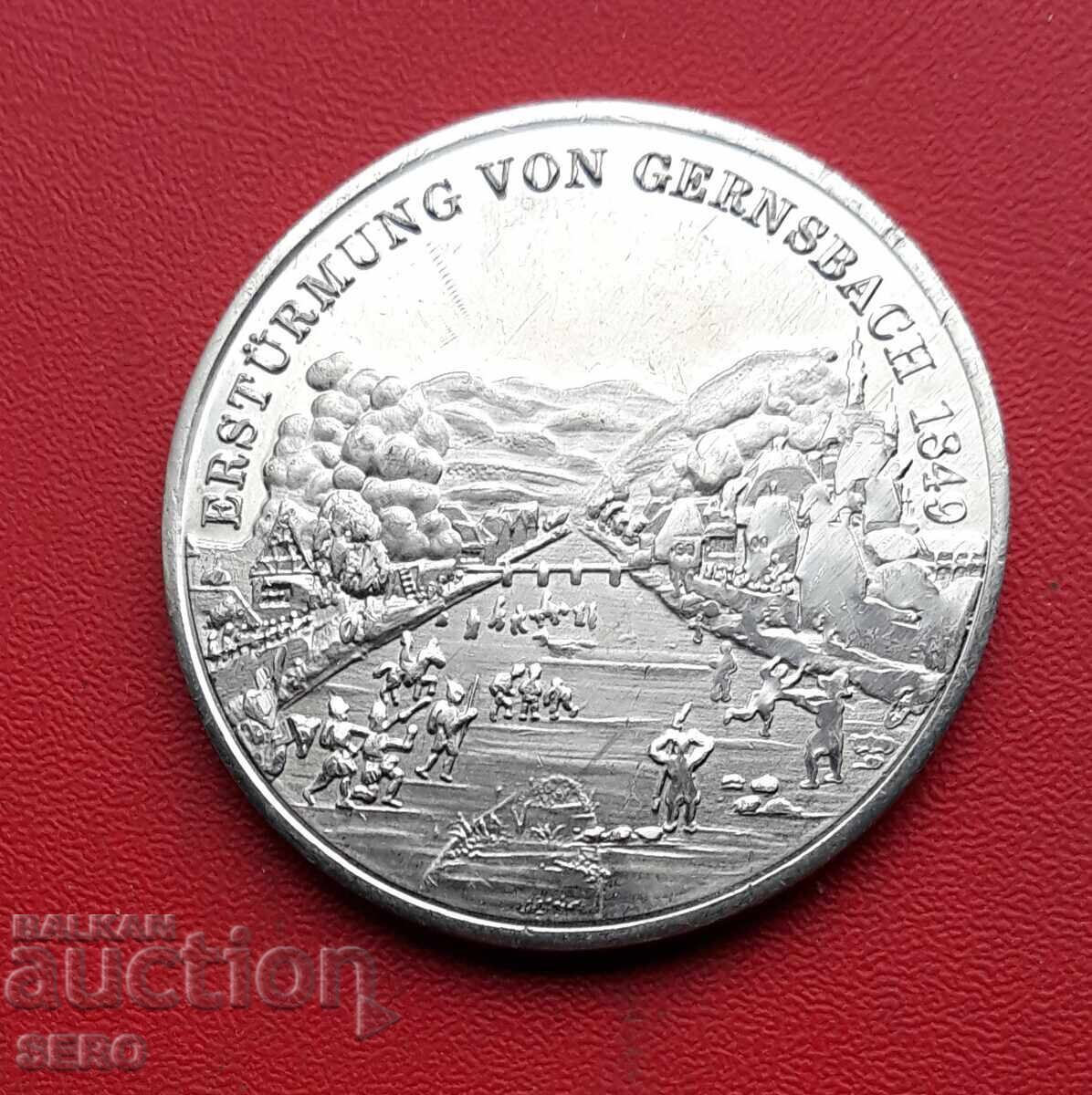 Medalie-Germania-bătălia de lângă orașul Gernsbach 1849