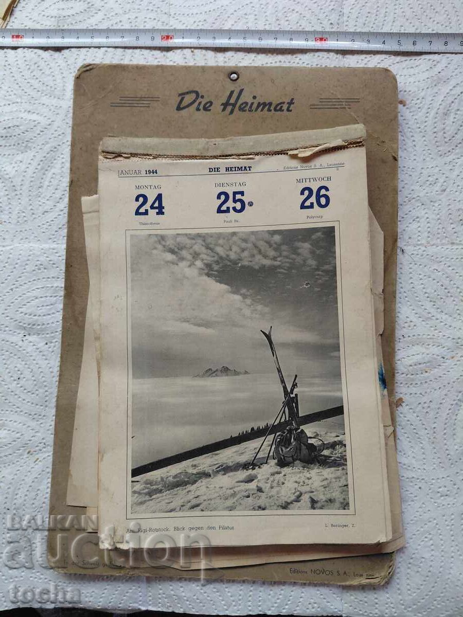 calendar german vechi, 1944