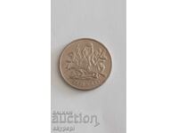 2 лева 1969  90 години от освобождението на България от турс