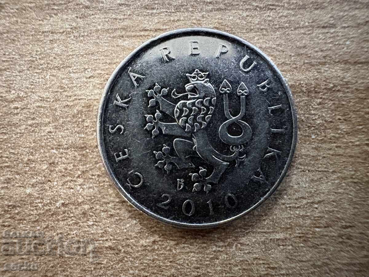 Cehia - 1 coroană (2010) cu preț € 0.08 | 0.16 BGN Cehia - 1 coroană (2010) cu preț € 0.08 | 0.16 BGN