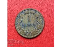 Austria-Hungary-1 kreuzer 1858 V