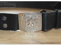 НОВ 120 см. полицейски кожен колан МВР