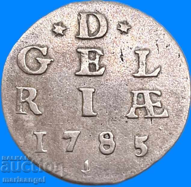 Olanda 2 stiver 1785 Gelderland argint