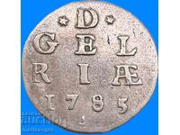 Netherlands 2 stivers 1785 Gelderland ασημί