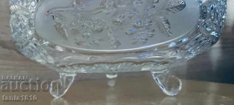 Licitație Vază/bol/fructieră vintage din cristal