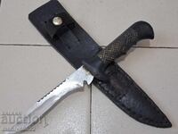 Cuțit vechi cu teacă și lamă