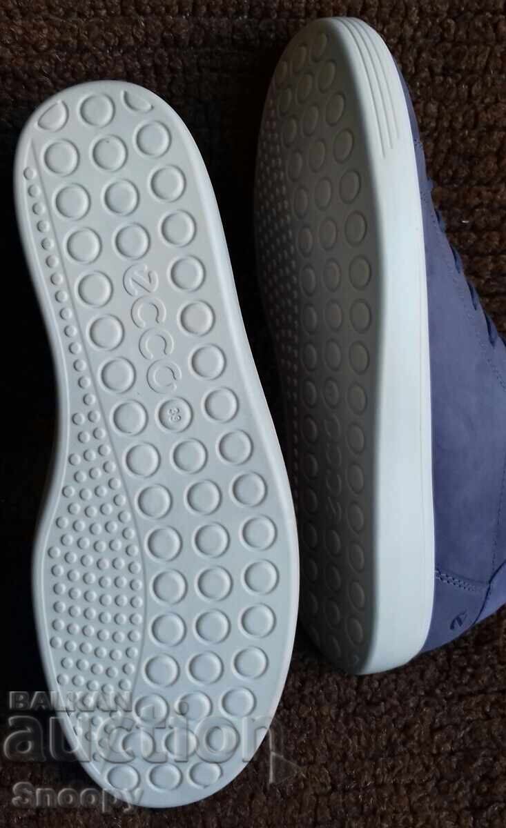 Δερμάτινα παπούτσια ECCO Classic Sneaker W Lace No.39, Graystone - 7