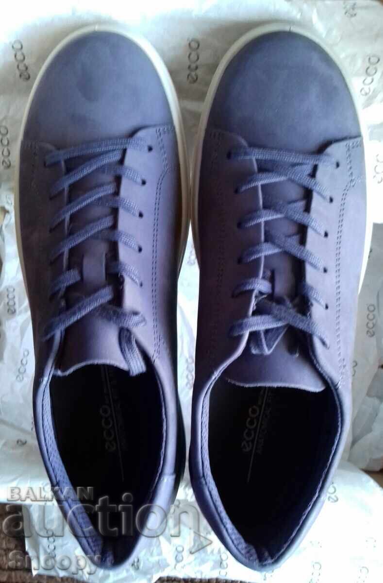 Δερμάτινα παπούτσια ECCO Classic Sneaker W Lace No.39, Graystone