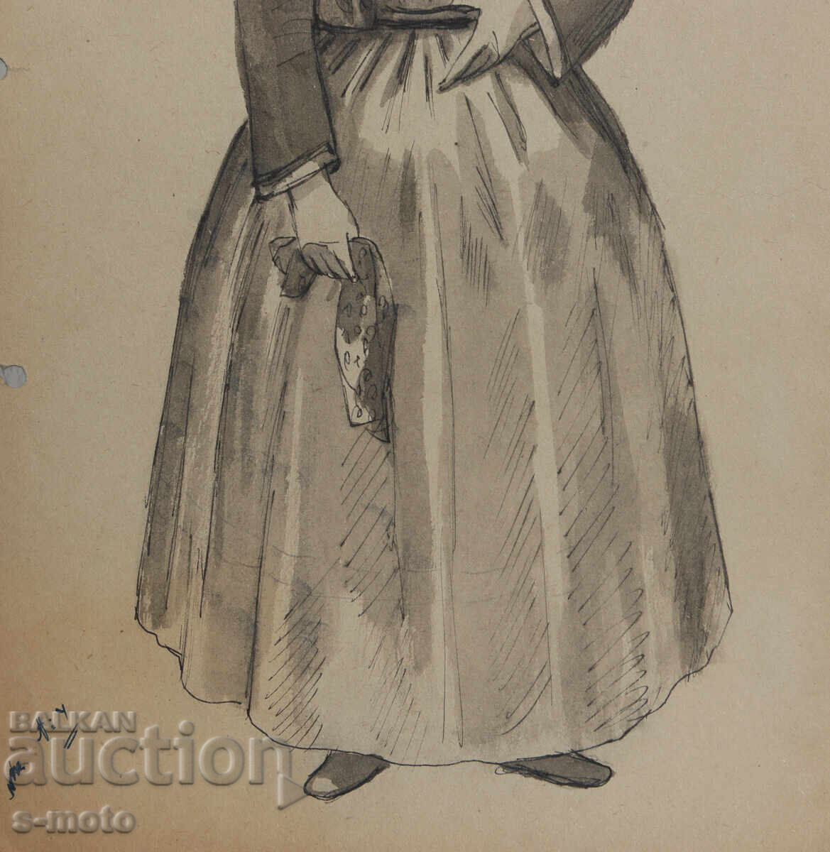 Livrarea Pictură scenografie Gheorghe Popov - John (1906 - 1961) Tuș