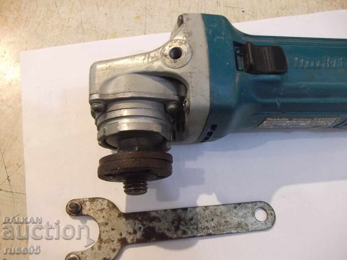 Ъглошлайф "Makita - GA5030R" работещ - 6