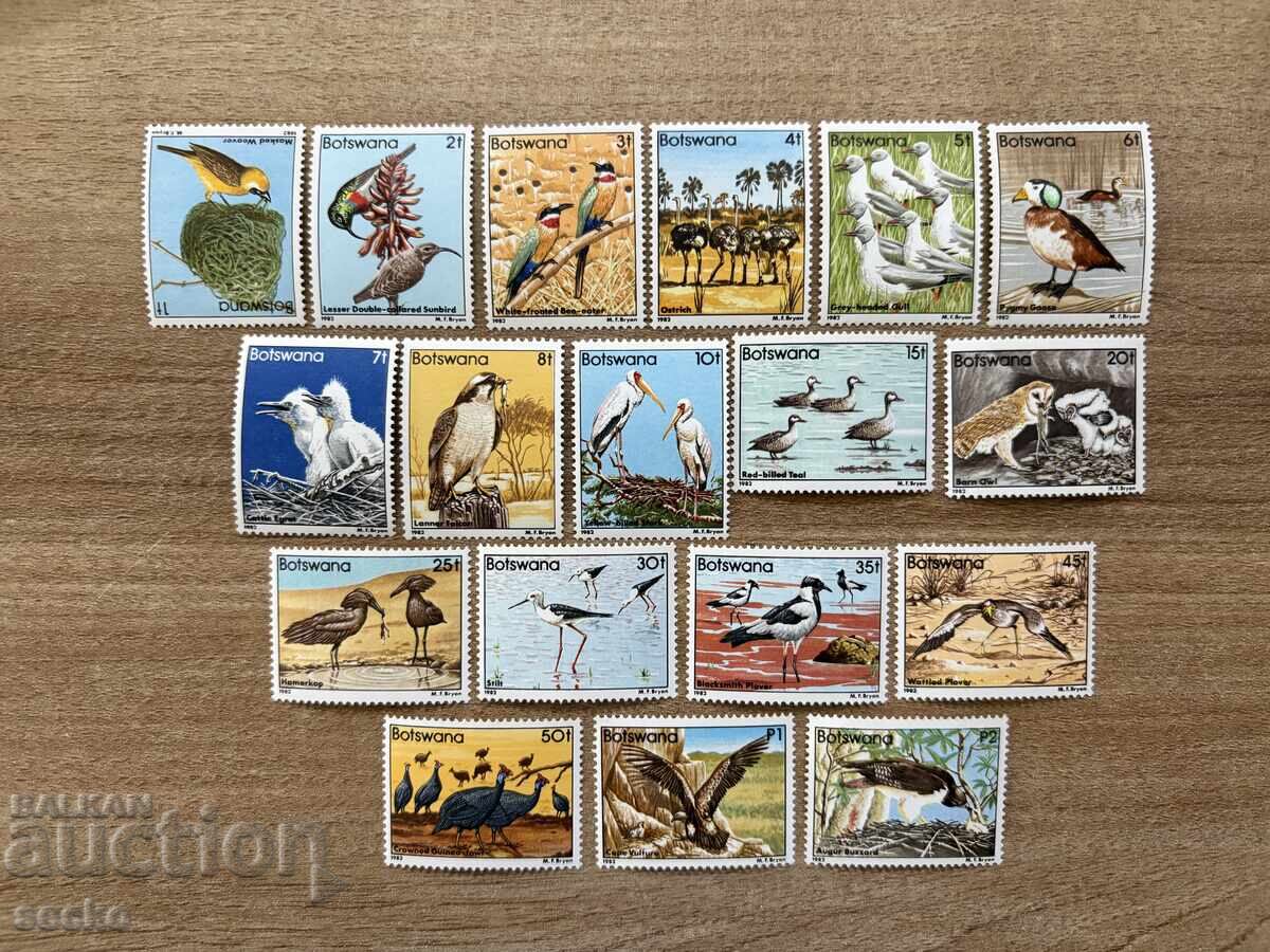 Ботсвана - Птици (1982) MNH