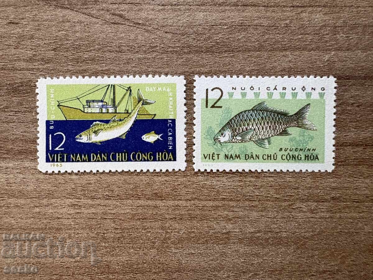 Βιετνάμ - Αλιευτική βιομηχανία (1963) MNH