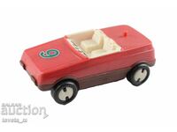 Plastic car, children's toys, social (or Soviet-era)