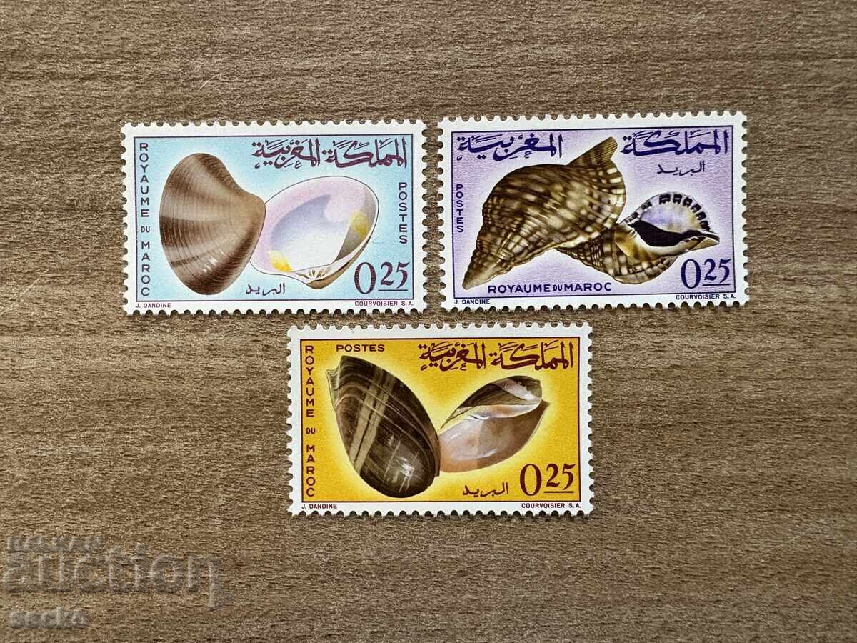 Morocco - Sea Shells (1965) MNH