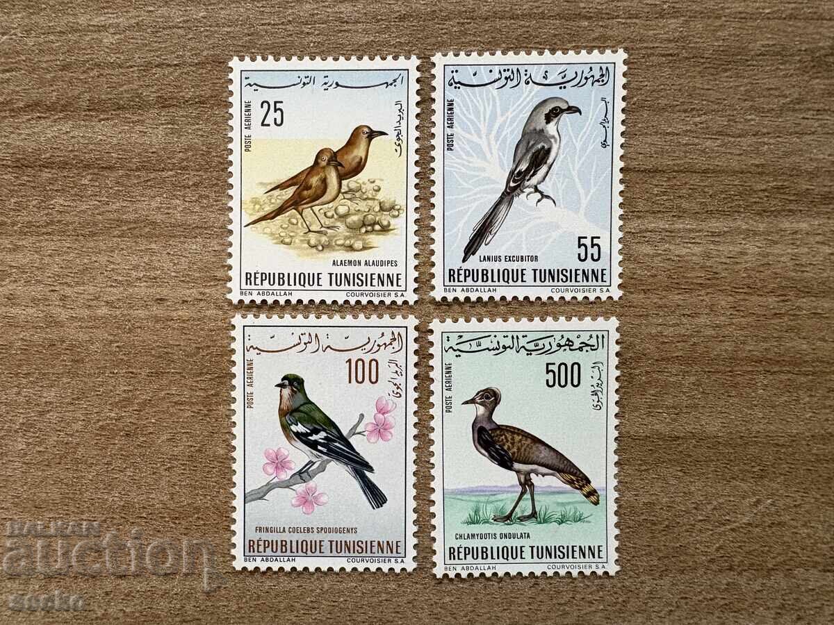 Tunisia - Airmail - Birds (1966) MNH