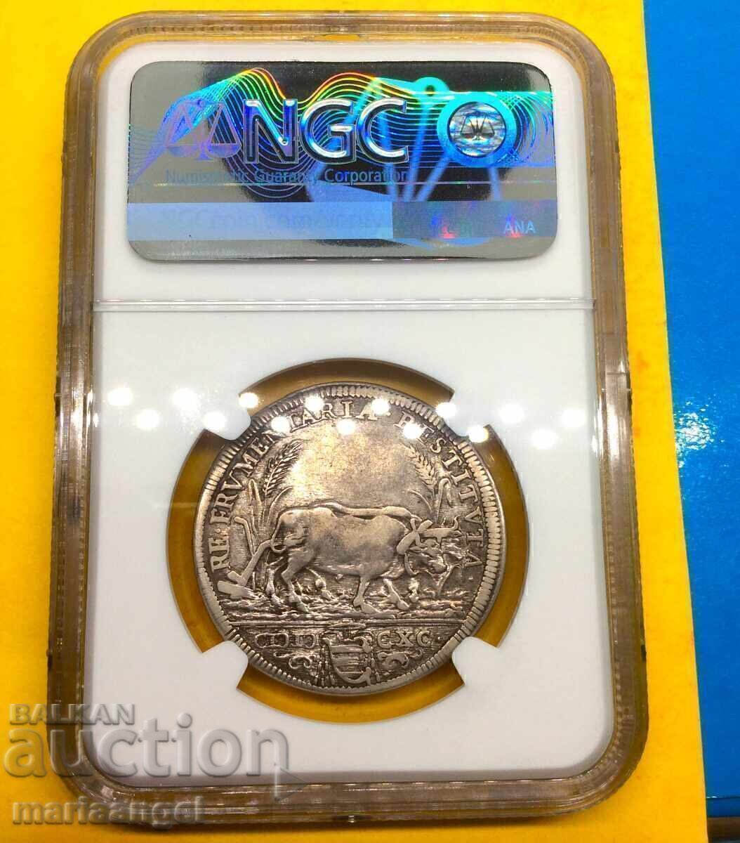 Livrarea Teston 1690 Vatican NGC VF25 - foarte frumos Alexandru VII