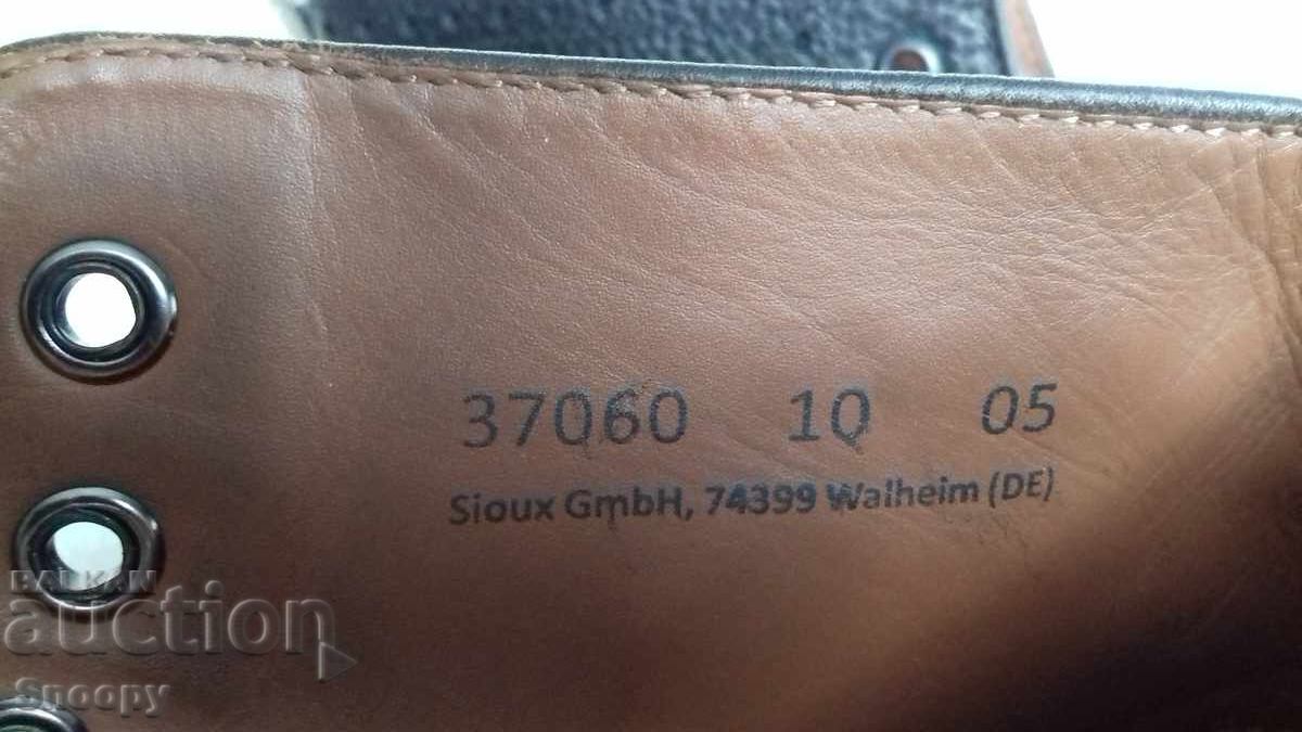 Ghete bărbătești din piele SIOUX nr. 44,5 EU - 5