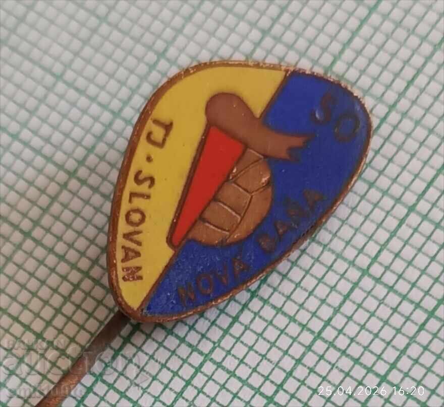 Licitație Insignă 50 g club de fotbal Slovan TJ Slovan Niva bana Cehia