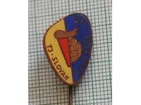 Insignă 50 g club de fotbal Slovan TJ Slovan Niva bana Cehia