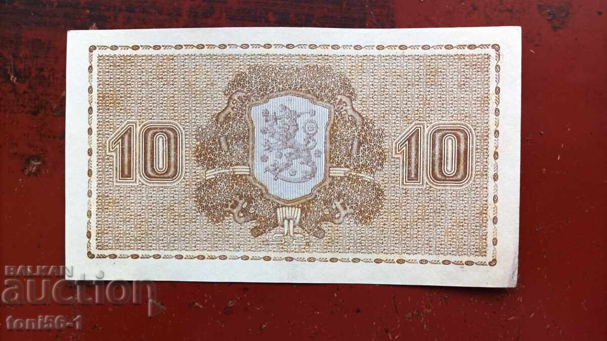 Finlanda 10 marci 1939 UNC cu preț € 22.00 | 43.03 BGN