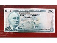 Islanda 100 de coroane 1961
