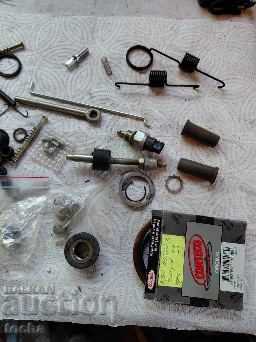 Licitație Lot 14, piese vechi și noi, VAZ/Moskvich și alte rusești