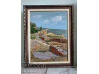 Θέα από το Τσαρέβετς - ελαιογραφία