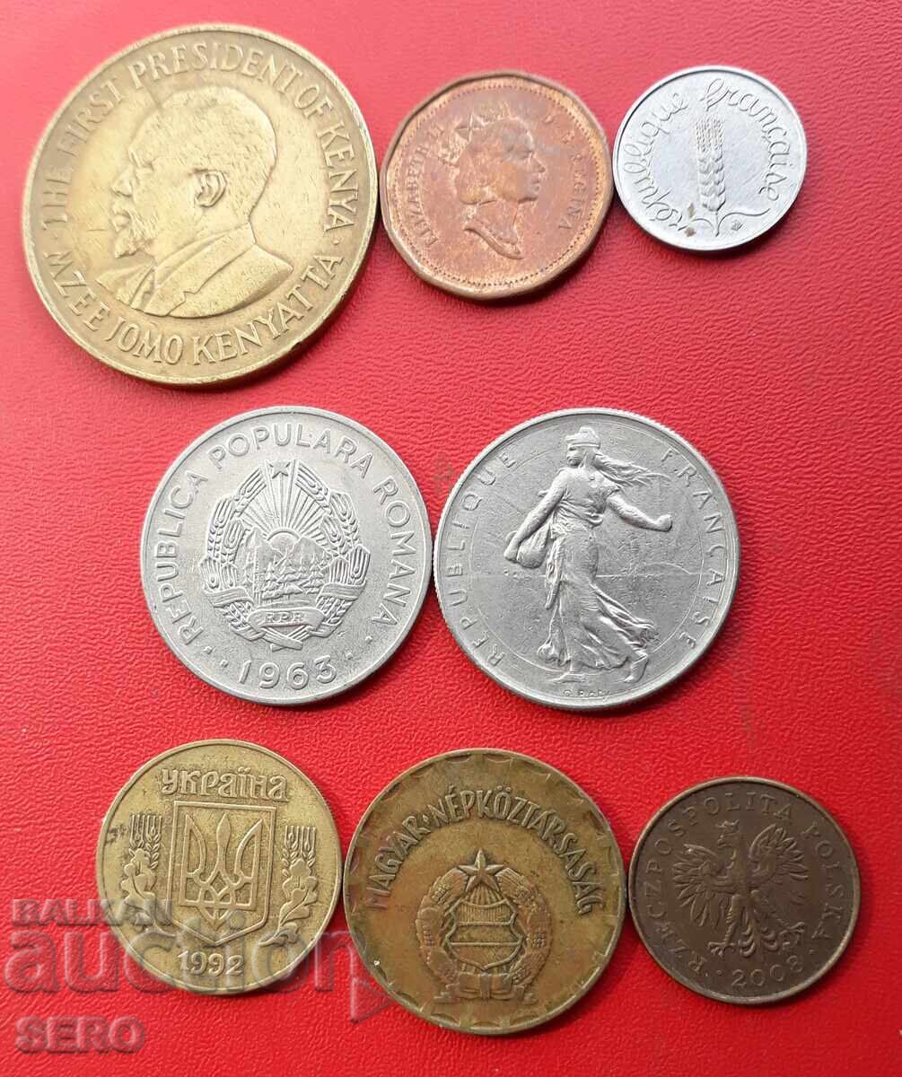 Mixed lot of 8 coins with price € 0.51 | 1.00 BGN