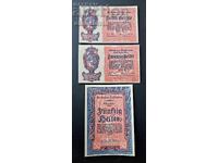 Λιχτενστάιν σετ 10, 20 και 50 heller 1920