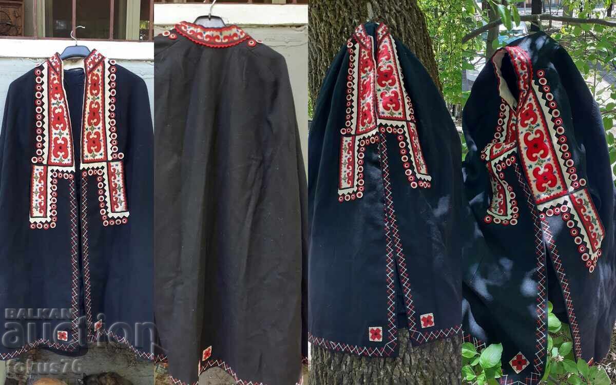 Εκπληκτικό μάλλινο φόρεμα τύπου κάπας με παραδοσιακό κέντημα - 7