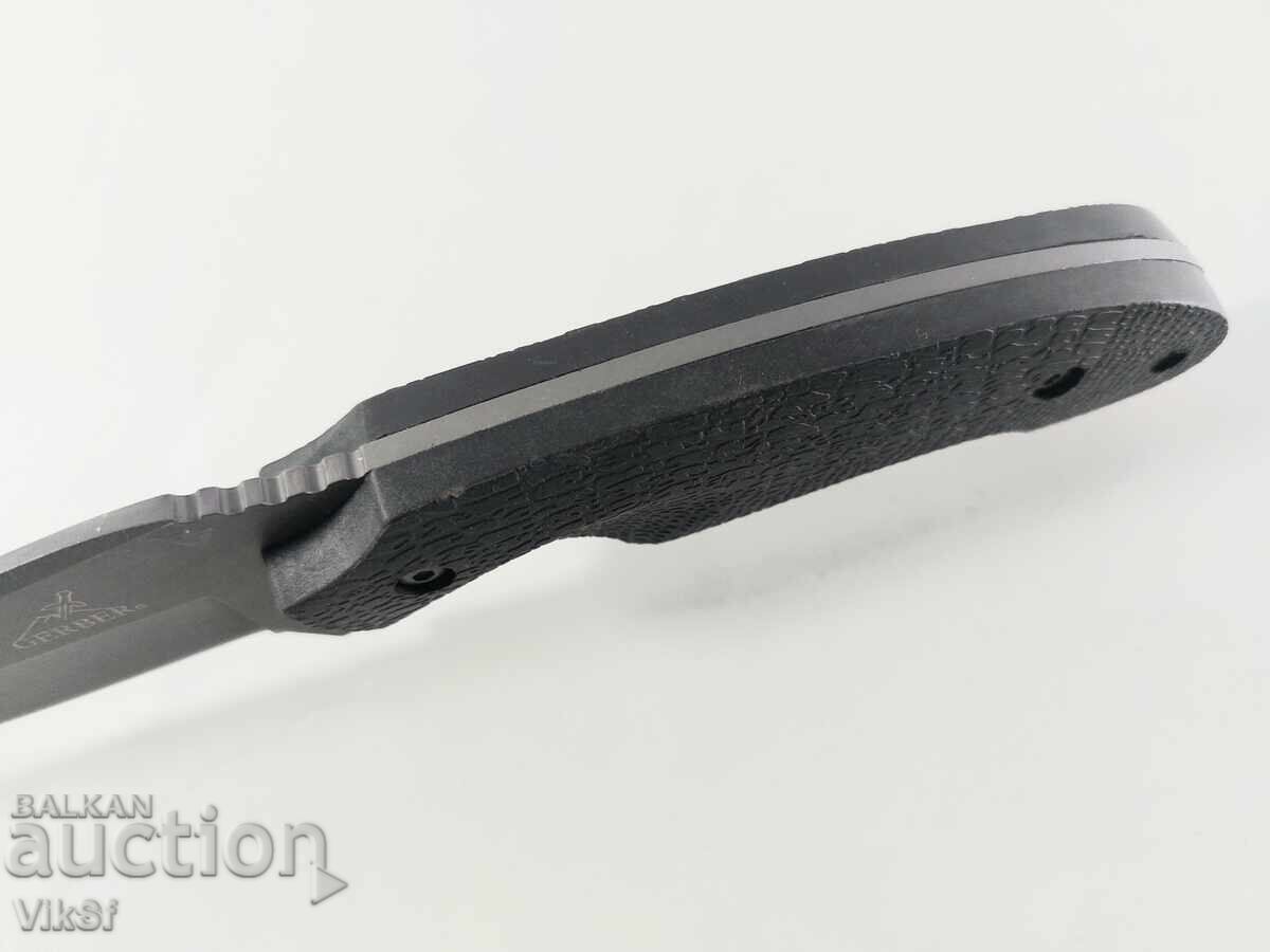 Κυνηγετικό μαχαίρι full tang Gerber 90x220mm με λαστιχένια λαβή - 5