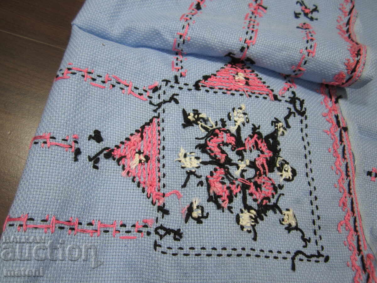 VECHE FAȚĂ DE MASĂ CU BRODERIE MANUALĂ (ȘEVIȚĂ) - 5