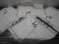 СТАРО КАРЕ БРОДЕРИЯ РЪЧНА ШЕВИЦА ПОКРИВКА