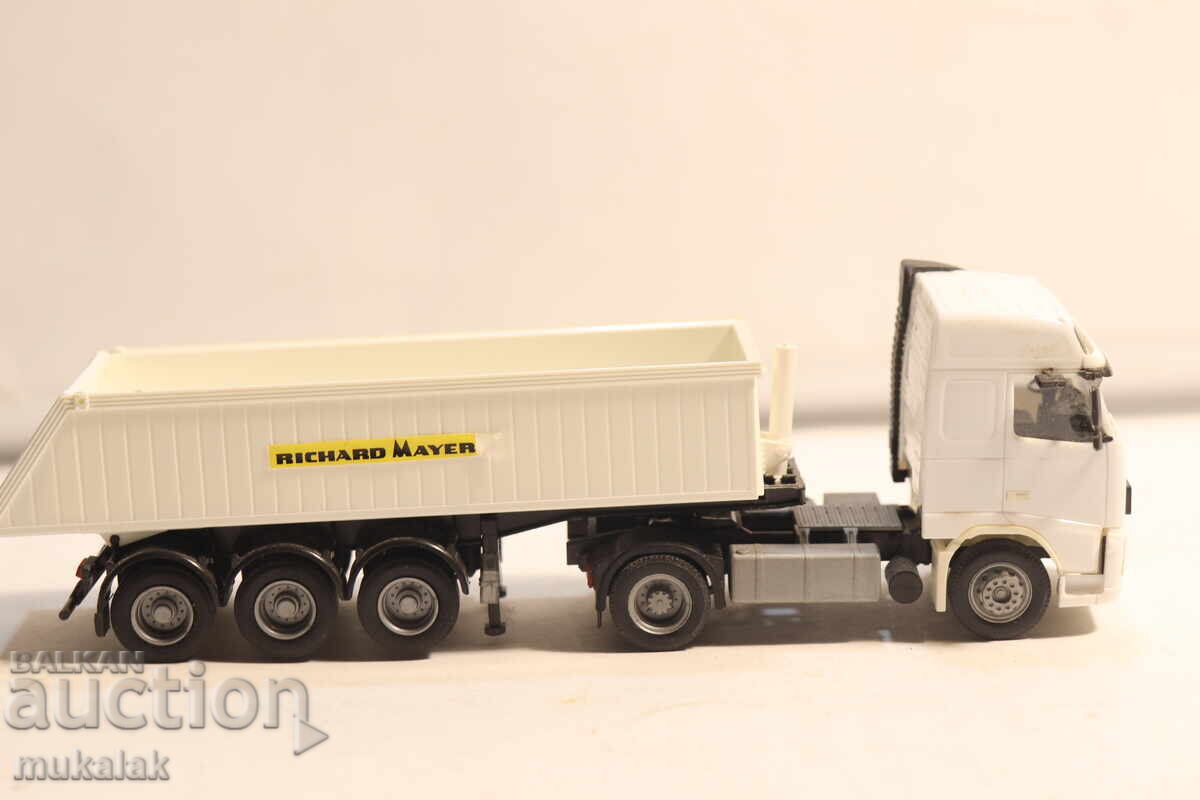 HERPA H0 1/87 VOLVO AUTOBASTULANTĂ SEMIREMORCĂ MODEL CAMION - 6