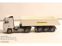 HERPA H0 1/87 VOLVO AUTOBASTULANTĂ SEMIREMORCĂ MODEL CAMION